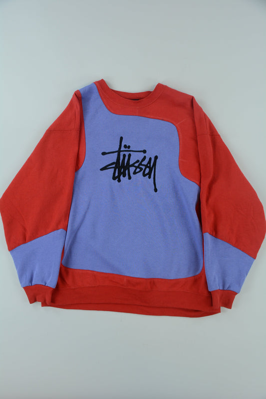 Reworked sweater stussy - M
